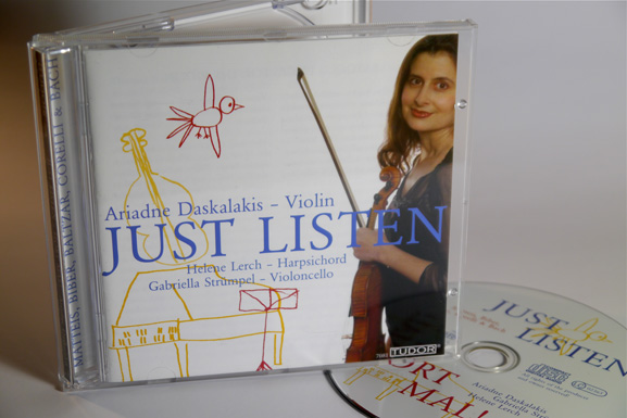 CD Just Listen - Ariadne Daskalakis
