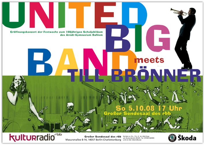 Plakat United Big Band meets Till Brönner